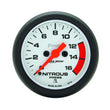 Load image into Gallery viewer, AutoMeter 2-1/16in Phantom Nitrous Press. Gauge 0-1600psi 5774