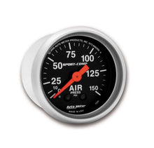 Load image into Gallery viewer, AutoMeter 2-1/16in S/C Air Press. Gauge 0-150psi 3320