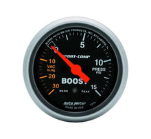 Load image into Gallery viewer, AutoMeter 2-1/16in S/C Boost/Vac. Gauge 30in/15psi 3376