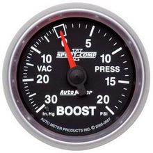 Load image into Gallery viewer, AutoMeter 2-1/16in S/C II Boost Gauge 30inhg/20psi 3607