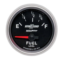 Load image into Gallery viewer, AutoMeter 2-1/16in S/C II Fuel Level Gauge 0-90ohms 3613