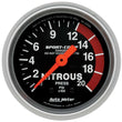Load image into Gallery viewer, AutoMeter 2-1/16in Sport Comp NOS Pressure Gauge 3328