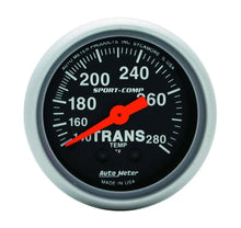 Load image into Gallery viewer, AutoMeter 2-1/16in Sport Comp Trans. Temp. Gauge 3351