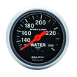 Load image into Gallery viewer, AutoMeter 2-1/16in Sport-Comp Water Temp.Gauge 120-240 3333