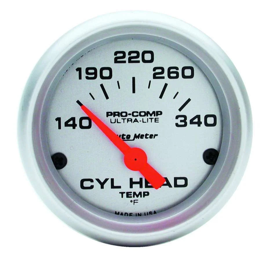 AutoMeter 2-1/16in U/L Cyl. Head Temp Gauge - 140-340 4336