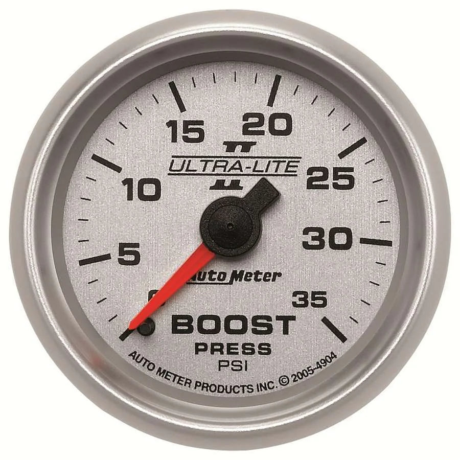AutoMeter 2-1/16in U/L II Boost Gauge - 0-35psi 4904