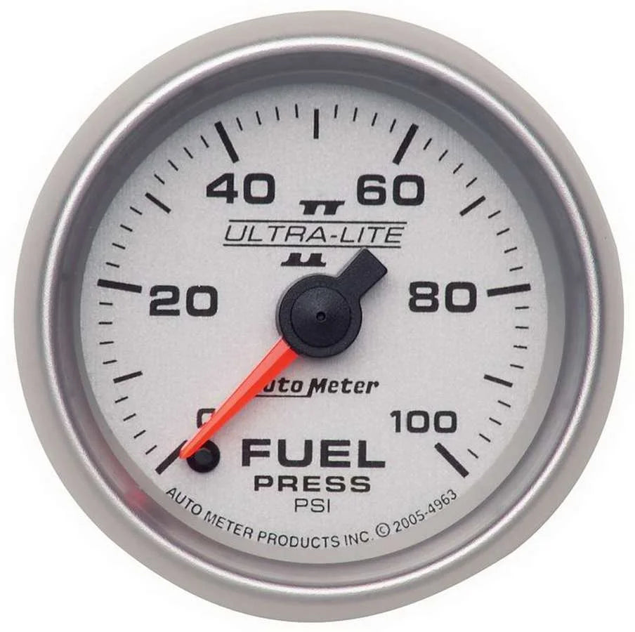 AutoMeter 2-1/16in U/L II Fuel Pressure Gauge 0-100psi 4963