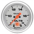 Load image into Gallery viewer, AutoMeter 2-1/16in U/L Volt Gauge w/Peak &amp; Warning 4383