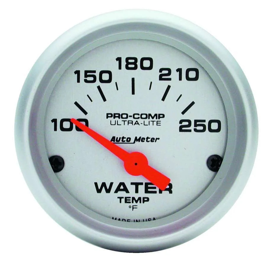 AutoMeter 2-1/16in U/L Water Temp Gauge 100-250 4337