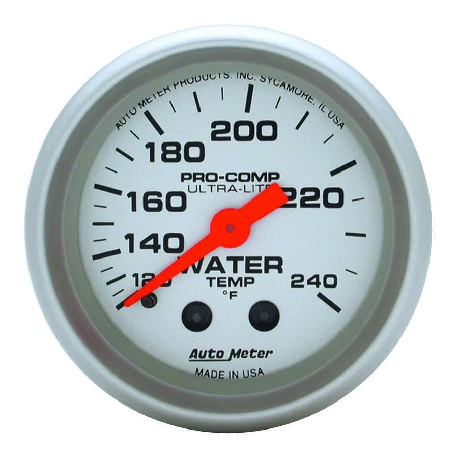 AutoMeter 2-1/16in U/L Water Temp Gauge 120-240 4333