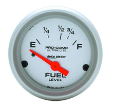 Load image into Gallery viewer, AutoMeter 2-1/16in Ultra-Lite Fuel Level Gauge 4318
