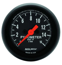 Load image into Gallery viewer, AutoMeter 2-1/16in Z-Series EGT Pyrometer Kit 0-1600 2654
