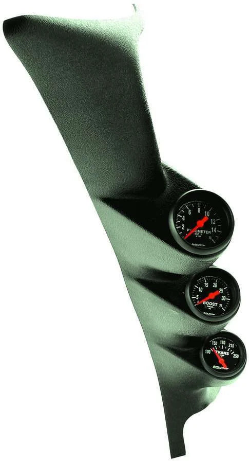 AutoMeter 2-1/16in Z-Series Triple Gauge A-Pillar Kit