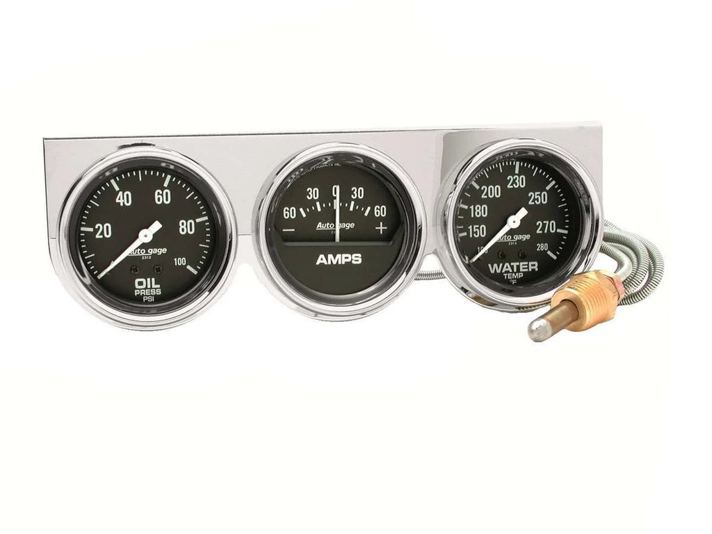 AutoMeter 2-5/8 Chrm Mech Gauge Pn 2395