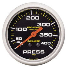 Load image into Gallery viewer, AutoMeter 2-5/8 P/C Pressure Gauge 0-400psi 5424