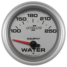 Load image into Gallery viewer, AutoMeter 2-5/8 U/L II Water Temp Gauge - 100-250F