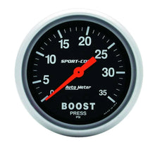 Load image into Gallery viewer, AutoMeter 2-5/8in Boost 35psi Mech 3404