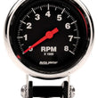 Load image into Gallery viewer, AutoMeter 2-5/8in Chrome Tach 8000 RPM 2893