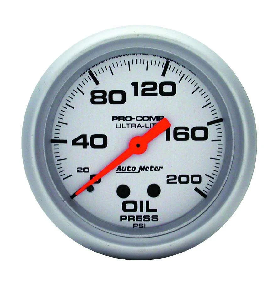 AutoMeter 2-5/8in Mech Oil Pressure 0-200 Psi 4422