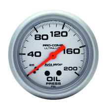 Load image into Gallery viewer, AutoMeter 2-5/8in Mech Oil Pressure 0-200 Psi 4422