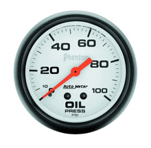 Load image into Gallery viewer, AutoMeter 2-5/8in Phantom Oil Pressure Gauge 0-100psi 5821