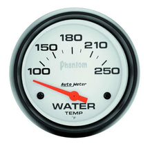 Load image into Gallery viewer, AutoMeter 2-5/8in Phantom Water Temp. Gauge 100-250 5837