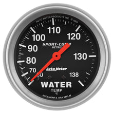 Load image into Gallery viewer, AutoMeter 2-5/8in S/C Water Temp. Gauge - Metric 3431-M