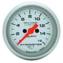 Load image into Gallery viewer, AutoMeter 2-5/8in U/L 1600 Degree Pyrometer 4444