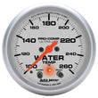 Load image into Gallery viewer, AutoMeter 2-5/8in U/L Water Temp Gauge w/Peak &amp; Warning 4454