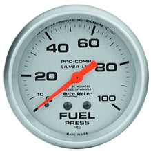 Load image into Gallery viewer, AutoMeter 2-5/8in Ultra-Lite 0-100 Fuel Press. Gauge 4612