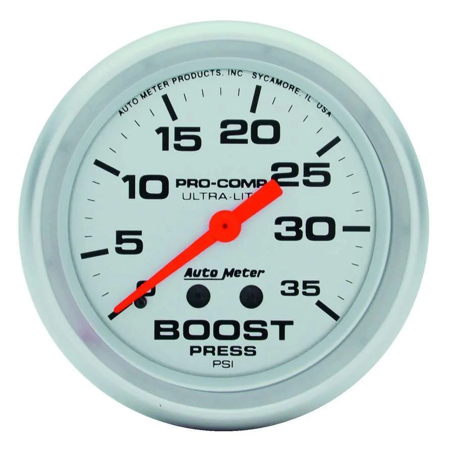 AutoMeter 2-5/8in Ultra-Lite 0-35 Boost Gauge
