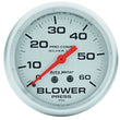 Load image into Gallery viewer, AutoMeter 2-5/8in Ultra-Lite 0-60 Blower Press. Gauge 4602