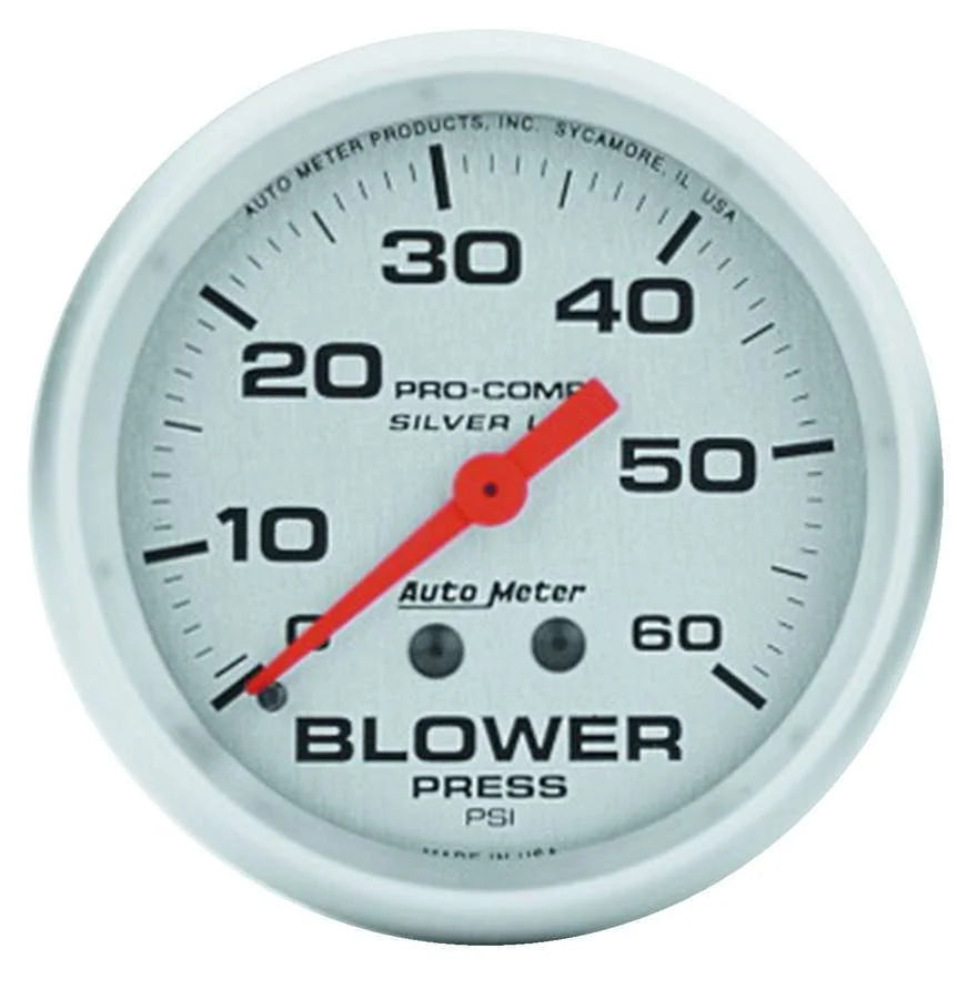 AutoMeter 2-5/8in Ultra-Lite 0-60 Blower Press. Gauge 4602