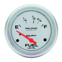 Load image into Gallery viewer, AutoMeter 2-5/8in Ultra-Lite Fuel Level Gauge 4418