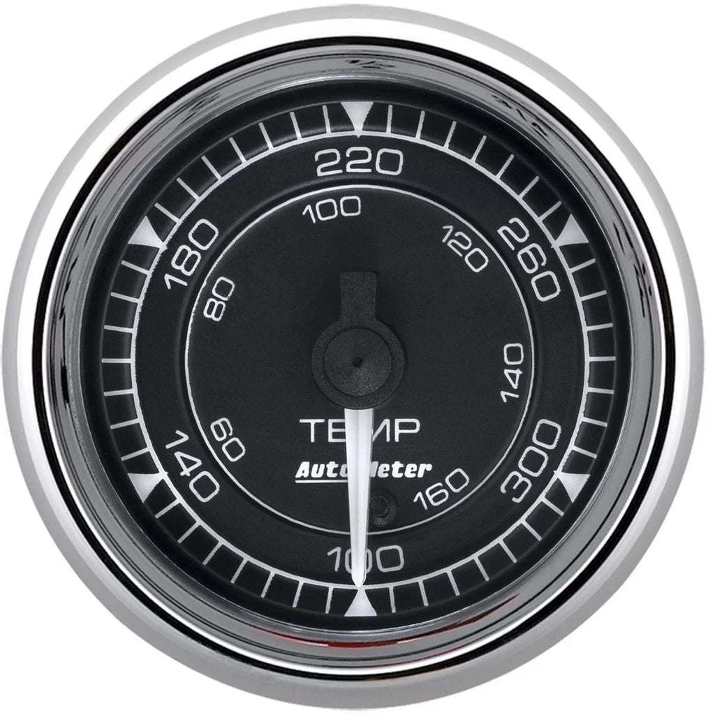 AutoMeter 2/16 Chrono Chrome Gauge 140-380 Degree 9740
