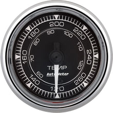 Load image into Gallery viewer, AutoMeter 2/16 Chrono Chrome Gauge Temp - 120-280 Degree 9754