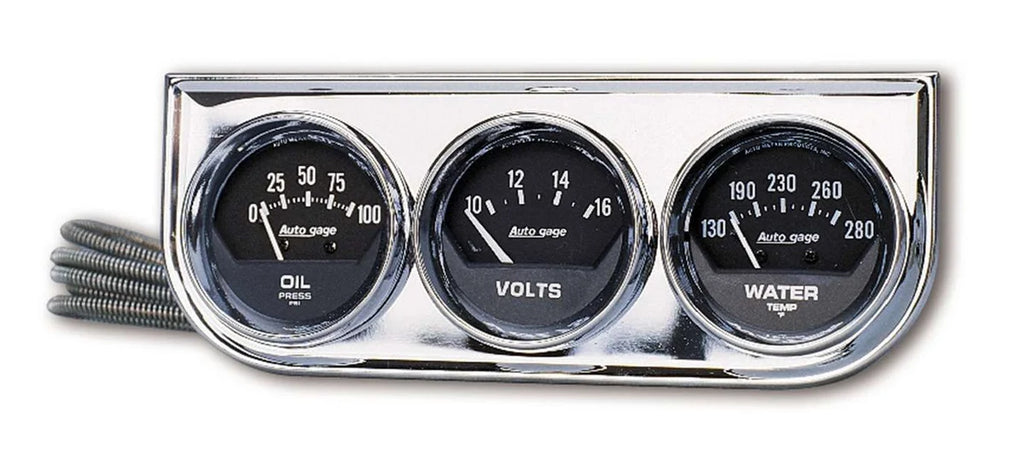AutoMeter 2in Chrm Mech.Gauge Pnl 2349