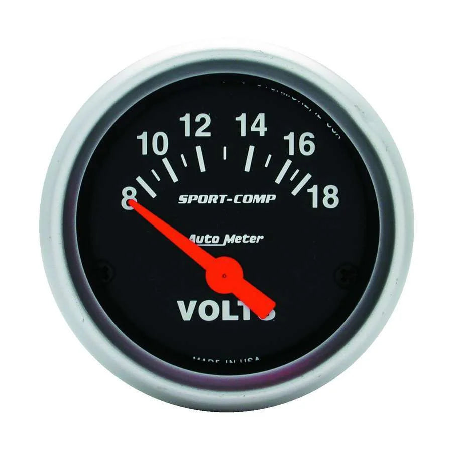 AutoMeter 2in Mini Sport Comp VOLTMETER 3391