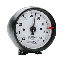 Load image into Gallery viewer, AutoMeter 3-3/4in White Face Tach- Black Cup 2303
