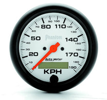 Load image into Gallery viewer, AutoMeter 3-3/8 Phantom Speedo - Metric 190KPH 5887-M