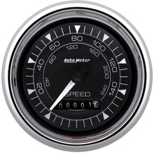 Load image into Gallery viewer, AutoMeter 3-3/8 Speedo Chrono Chrome 160 MPH