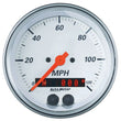Load image into Gallery viewer, AutoMeter 3-3/8 Speedometer 120MPH GPS Arctic White Series 1349