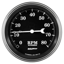 Load image into Gallery viewer, AutoMeter 3-3/8 Tachometer 8000 RPM Old Tyme In-Dash 1790