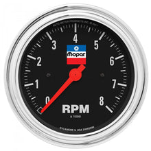 Load image into Gallery viewer, AutoMeter 3-3/8 Tachometer Gauge Mopar Logo Series 880791