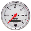 Load image into Gallery viewer, AutoMeter 3-3/8in A/W Street Rod Speedo 1380