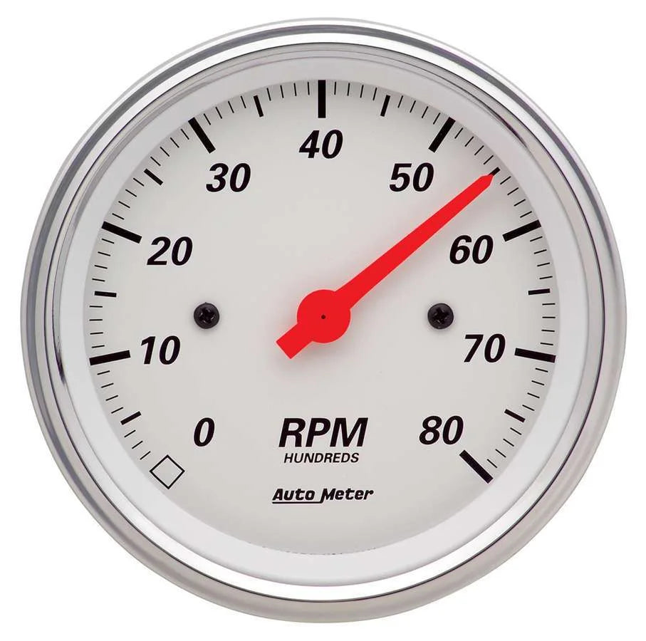 AutoMeter 3-3/8in A/W Street Rod Tach 1390