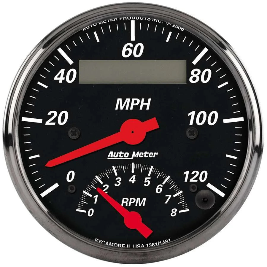 AutoMeter 3-3/8in D/B Tach/Speedo Combo