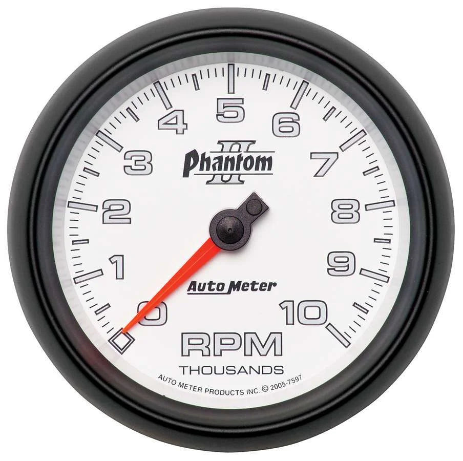 AutoMeter 3-3/8in P/S II In-Dash Tach 7597