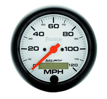 Load image into Gallery viewer, AutoMeter 3-3/8in Phantom Speedo 120mph 5887
