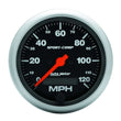 Load image into Gallery viewer, AutoMeter 3-3/8in Sport Comp. Elec. 120MPH Speedometer 3987